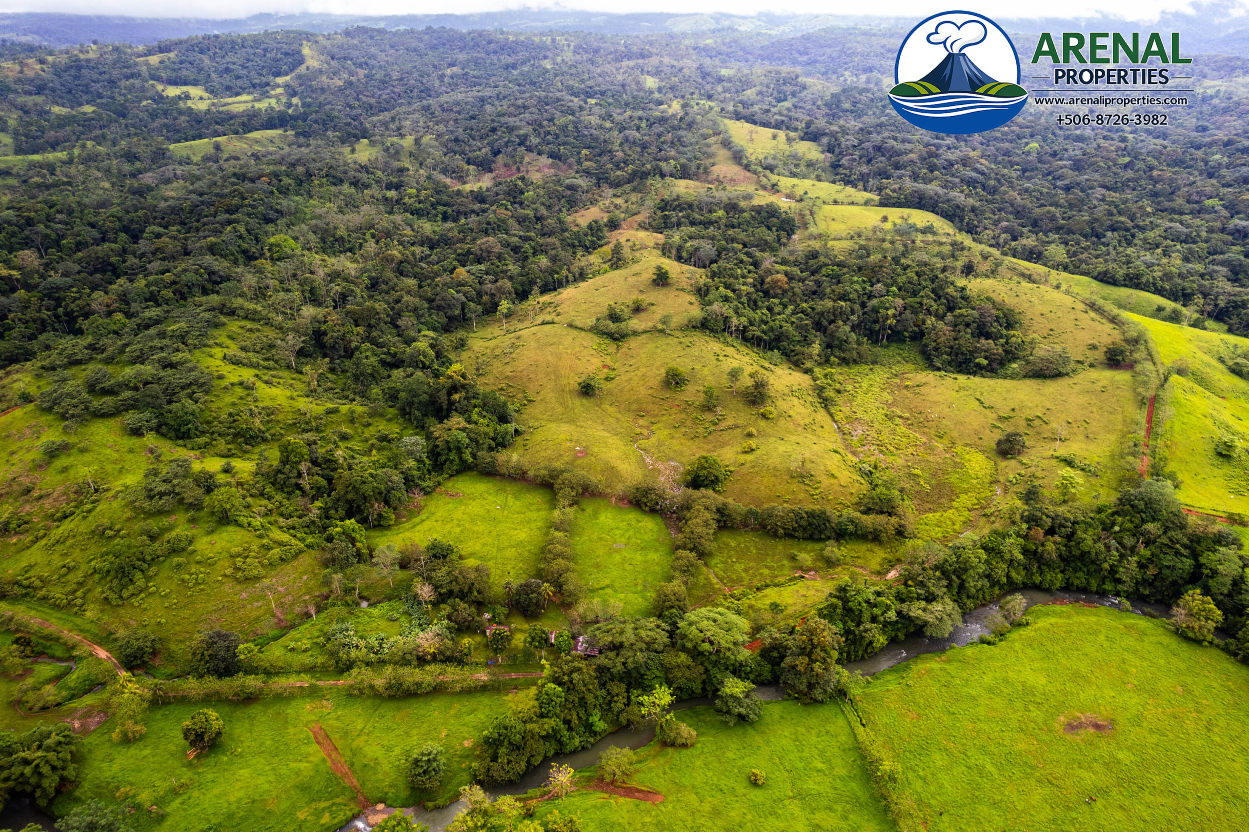 Expansive 128-Acre Farm with Valley Views Near Lake Arenal APMLS0051