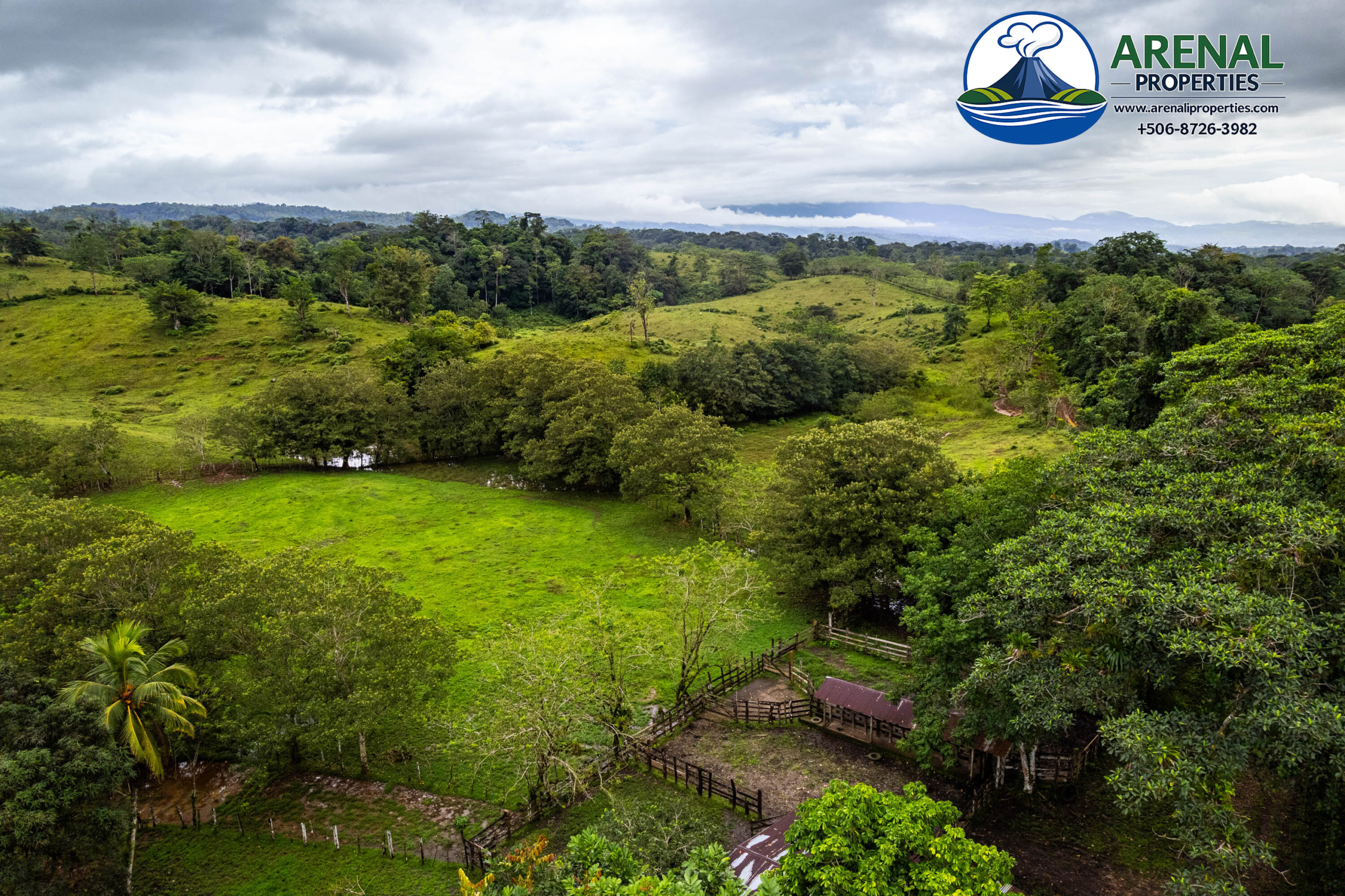 Expansive 128-Acre Farm with Valley Views Near Lake Arenal APMLS0051